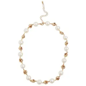 Phase Eight Pearl And Knot Necklace